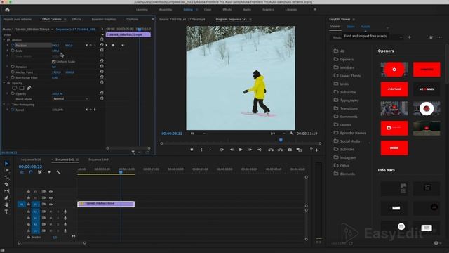 AUTO REFRAME SEQUENCE in Premiere Pro | Quick Tutorial смотреть онлайн