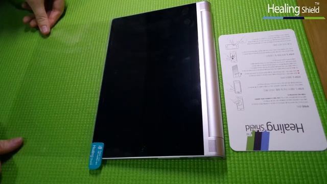Lenovo Yoga Tablet 2 8 - Applying Anti-glare screen protector by Healingshield смотреть онлайн