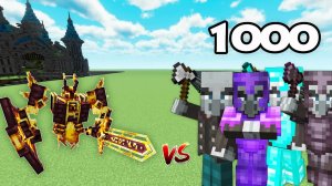 Игнис против 1000 Виндикатора | Майнкрафт эксперименты