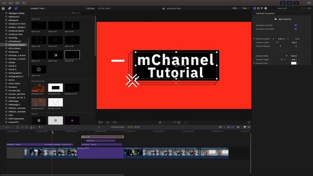 How To Use MChannel Modern Plugin Inside Final Cut Pro 👀