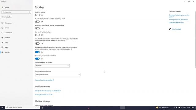 How to Make Your Taskbar Bigger or Smaller смотреть онлайн