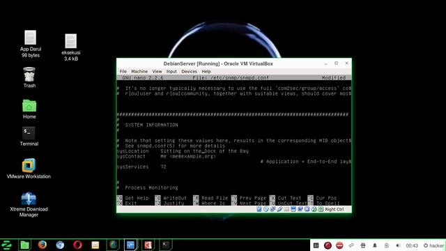 Debian Linux di VirtualBox part 18 Monitoring Server смотреть онлайн