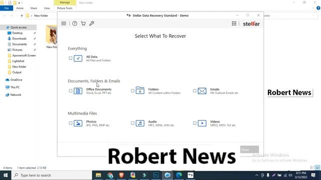 Stellar Data Recovery Standard10.2.0.0 смотреть онлайн