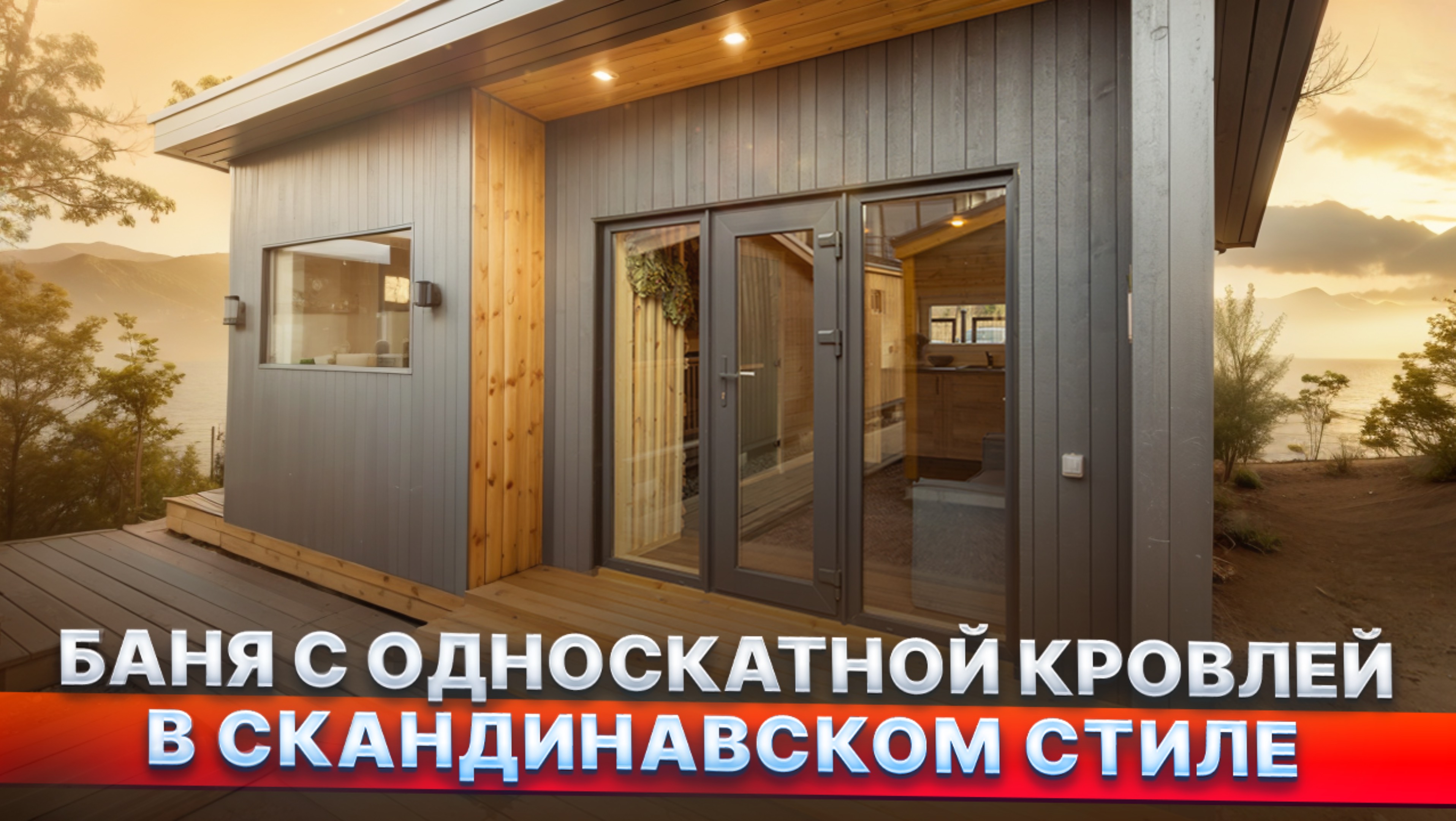 Обзор бани в скандинавском стиле от Компании БаниКа