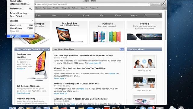 OS X Force Quit The Currently Active Application смотреть онлайн