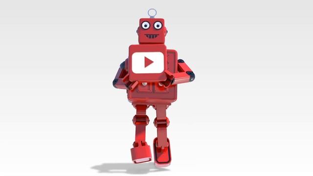 Cartoon Robot Running Logo Reveal Bundle | Adobe Premiere Pro Template смотреть онлайн