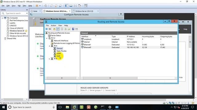 How to configure NAT in Windows server 2012R2 смотреть онлайн