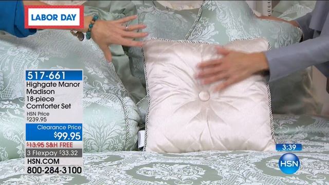Highgate Manor Madison 18piece Comforter Set смотреть онлайн