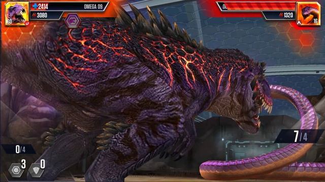 GYROSPHERE VICTORY PACK OMEGA 09 VS OUROBOROS 66 | JURASSIC WORLD THE GAME