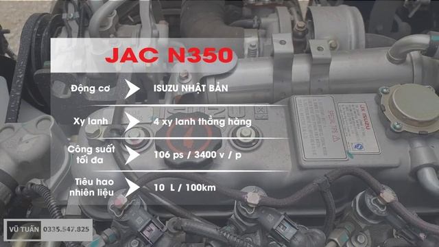 Xe tải JAC N350 | Báo giá xe tải JAC N350 cũ mới đời 2023 | Vũ Tuấn xe tải смотреть онлайн