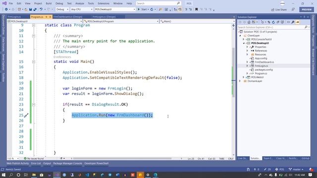 Part 06 - Creating a Dashboard with Windows Form MDI for POS using Entity Framework in C# смотреть онлайн