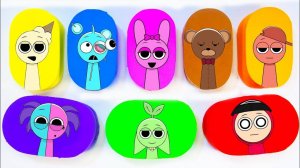 Угадайте, какой персонаж спрунки выйдет из кубиков. Поделки из кубиков Спрунки