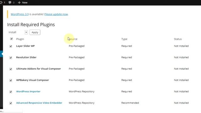 2- Cosmos theme necessary plugins installation смотреть онлайн