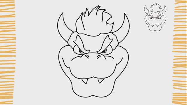 Как нарисовать Боузера из фильма «Super Mario Bros.» смотреть онлайн