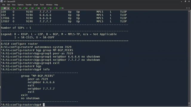 Nokia SR-OS: 8 - Configuring a VPRN смотреть онлайн