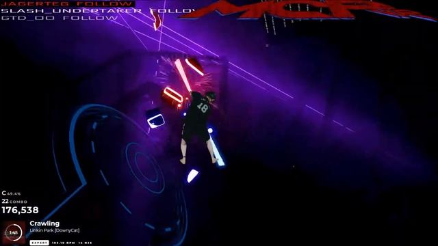Crawling and Wobbling [Linkin Park] Beat Saber Maul x Wobblesaber ~ mcpvr смотреть онлайн