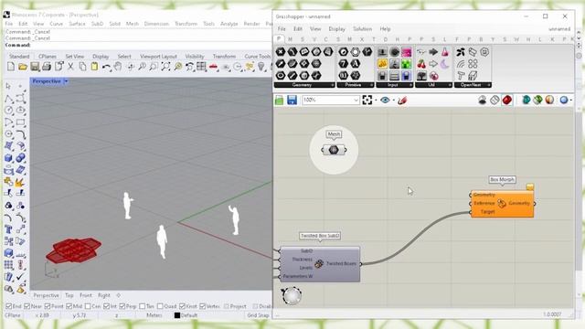 SubD - grasshopper rhino #shorts смотреть онлайн