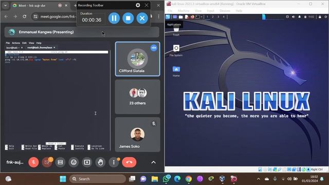 CYS212 - Kali Linux Practical 4 (Ping & Echo Bash Script) [Kapasa Makasa University] смотреть онлайн