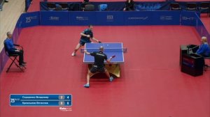 Настольный теннис. Чемпионат России 2025.Сидоренко.В-Кривошеев.В
