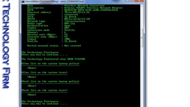 More Windows Wlan Commands смотреть онлайн