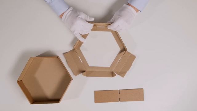 Инструкция по сборке коробки шестигранной с окном. 230*225*60. К02032 смотреть онлайн