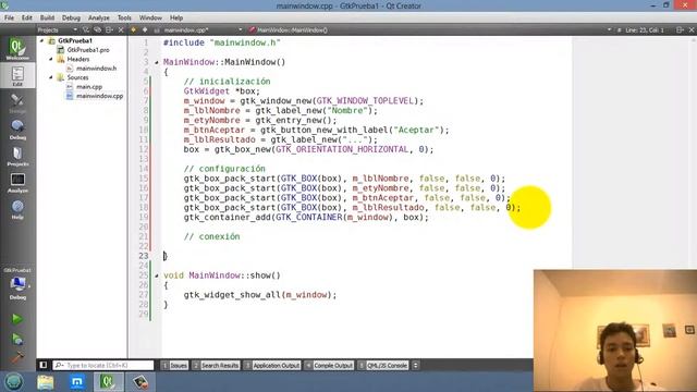 Tutorial GtkEntry con GTK+ en Lenguaje C++ смотреть онлайн