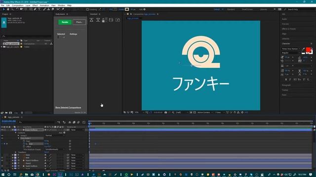Make Logo and Animate in After Effects Tutorial смотреть онлайн