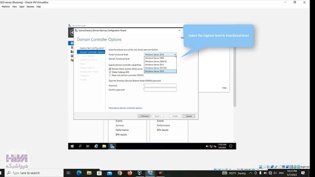 Install Active Directory Domain Services in Windows Server 2022 смотреть онлайн