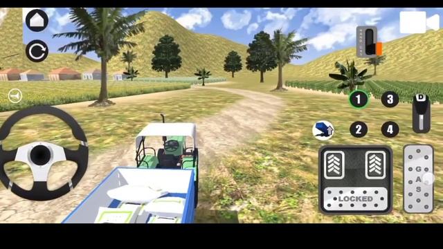 Tractor Farming Driver: Village Simulator 2024 - Forage Plow Farm Harvester - Android Gameplay смотреть онлайн
