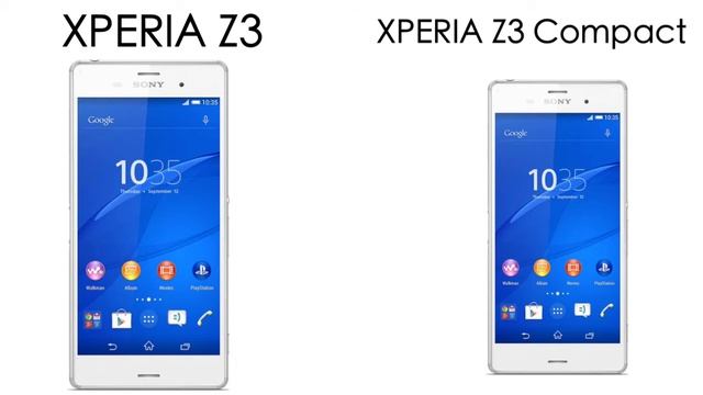 Sony Xperia Z3 vs Sony Xperia Z3 Compact смотреть онлайн