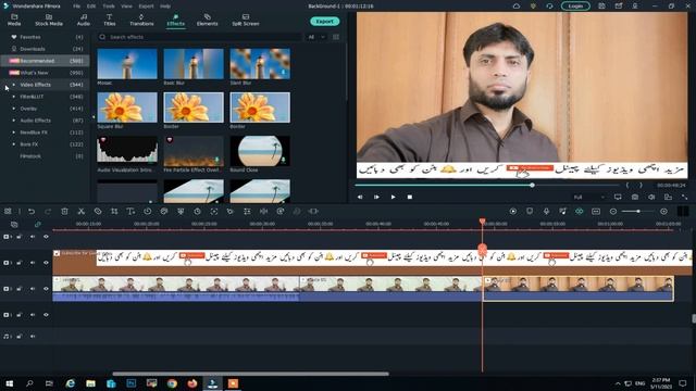 How To Change Video Background in Filmora 11 смотреть онлайн