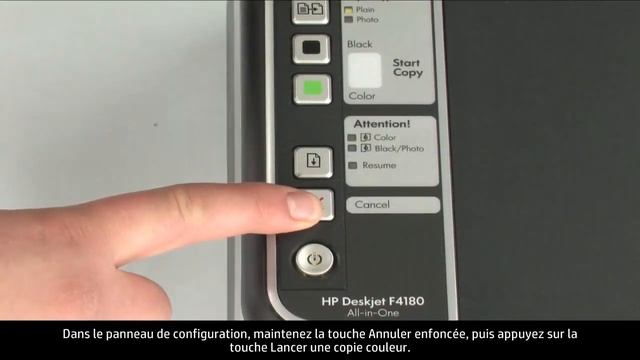 Résolution d'un problème de bourrage papier - Imprimante tout-en-un HP Deskjet F4180 смотреть онлайн