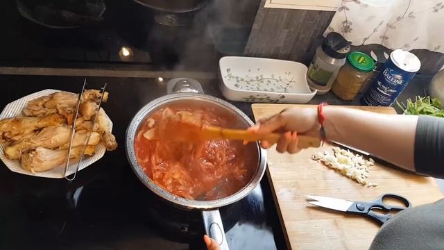 Чахохбили грузинская кухня ❤❤👌👌👌#грузинскаякухня#гарнир#вкусно#курочкасоспециями# смотреть онлайн