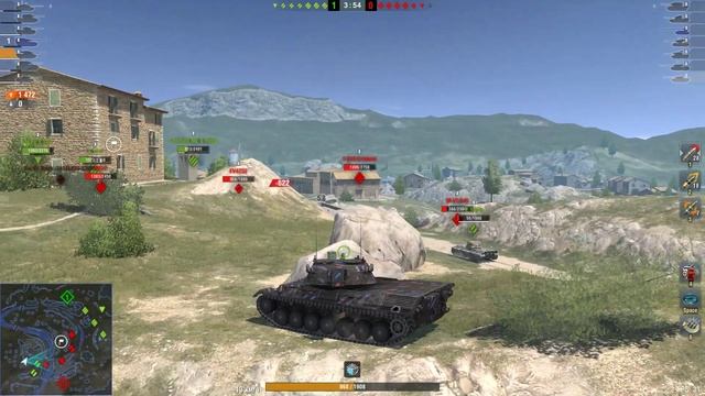 Leopard 1 _ 5954 DMG, 3 Kills - WoT Blitz UZ Gaming смотреть онлайн