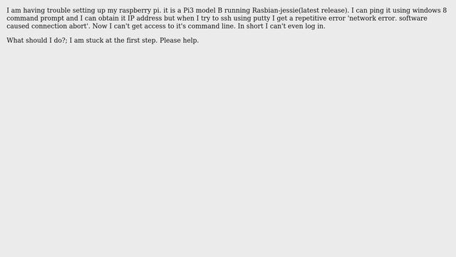Unix & Linux: I cannot setup and log into my raspberrypi смотреть онлайн