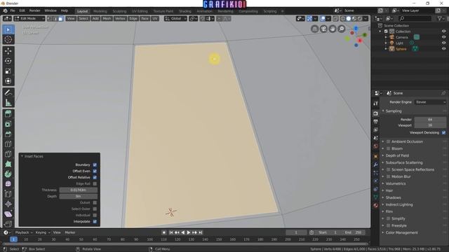 Blender - Modelleme Araçları ► Inset смотреть онлайн