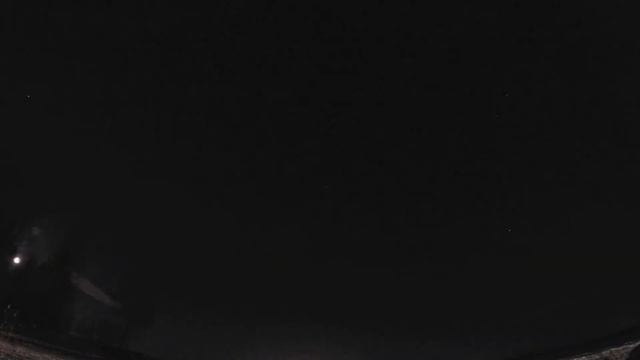 Ночь, звезды, луна, рассвет