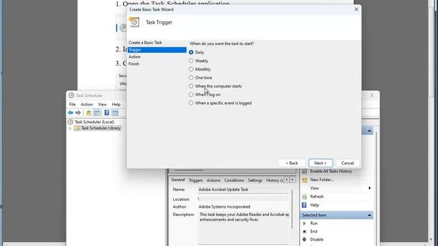Run Scheduled Task as Administrator in Windows смотреть онлайн