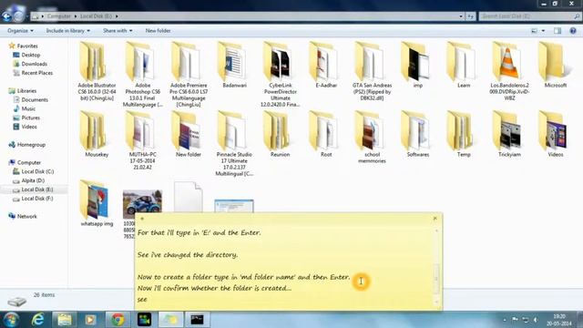 How to create a folder using CMD? - Command Prompt смотреть онлайн