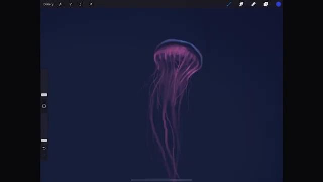 How to Draw a Jellyfish - iPad/Apple Pencil/Procreate with APEALZ Master Creator Leonardo Perezniet смотреть онлайн