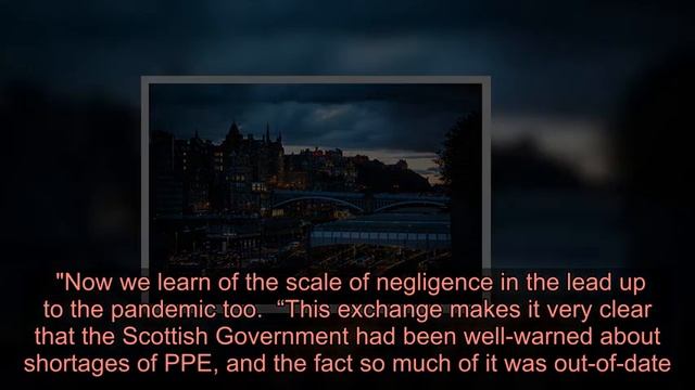 Scots health chiefs raised concerns about PPE stock levels before pandemic began смотреть онлайн