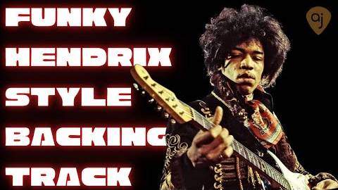 Funky Jimi Hendrix Style Jam Track ｜ Guitar Backing Track (E MINOR)