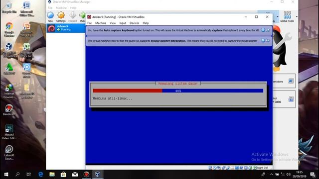 Tutorial install debian 9 - oracle VM virtualbox смотреть онлайн