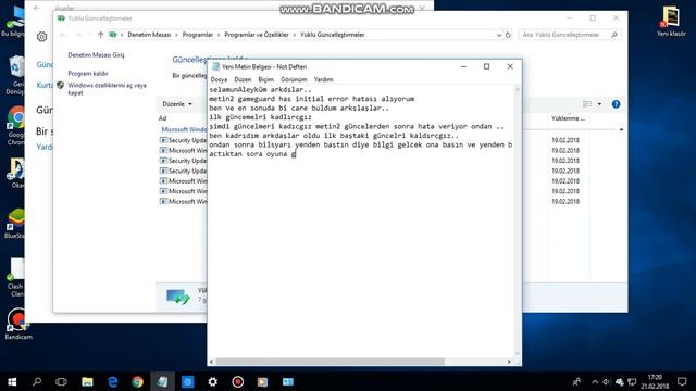 2018 metin2 gameguard has initial error hatası %1000 Kesin Çozum смотреть онлайн