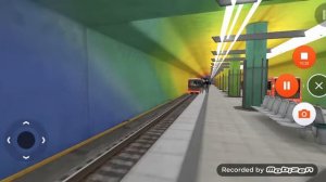 Симулятор метро 3D Режим пассажира Метропоезд Клюковец