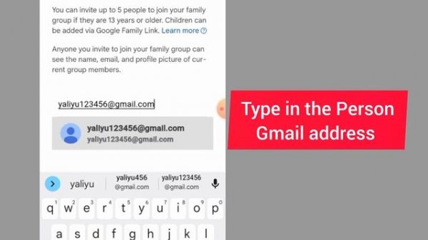 How To Add, Create Family link on google account