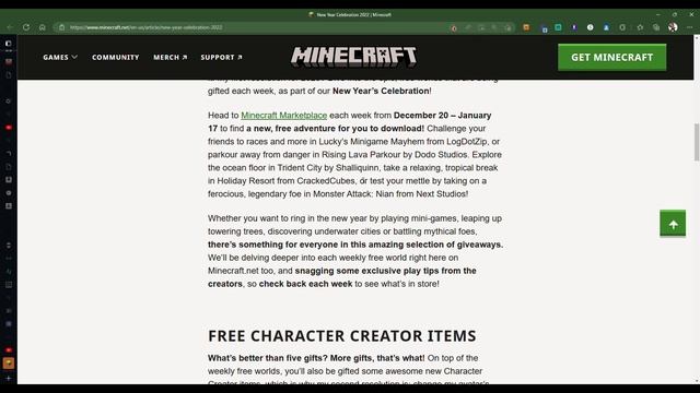Marketplace CELEBRATION | FREE MAPS and Character Creator Items | 1.19.51 Update смотреть онлайн