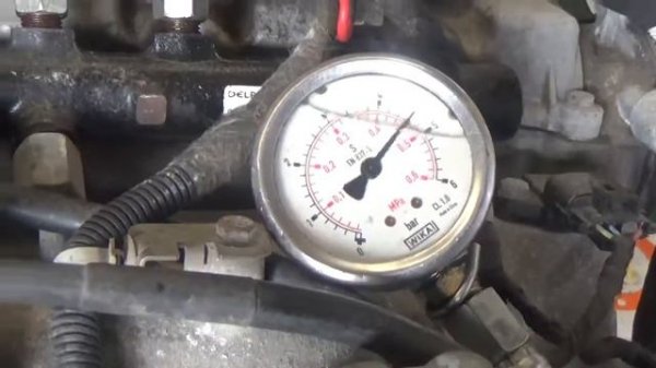 Проверка давления масла в двигателе 664 951 12 510473 Актион, Кайрон 2,0 XDI Euro III