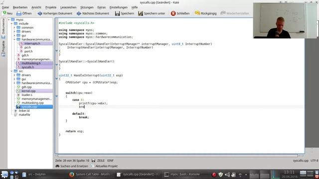 Write your own Operating System 20: System calls, POSIX compliance смотреть онлайн