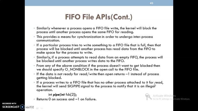 Module 3 FIFO&Symbolic link File APIs смотреть онлайн